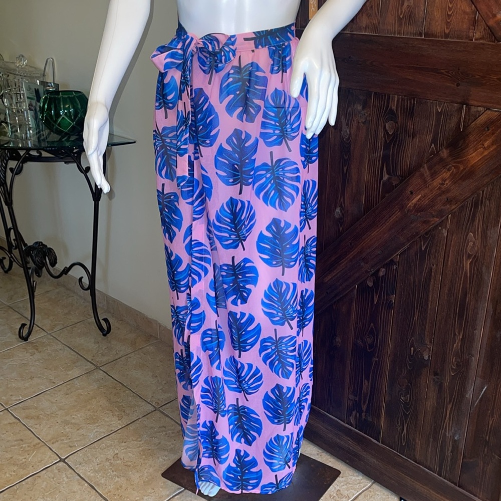 Bathing suit Cover up Sarong skirt,  ties in the front